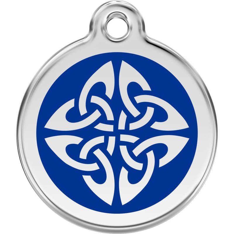 Pet ID Tags Tribal Arrows Dark Blue