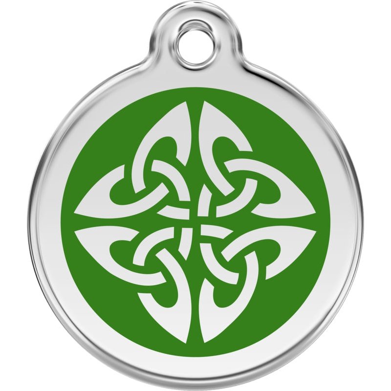 Pet ID Tags Tribal Arrows Green