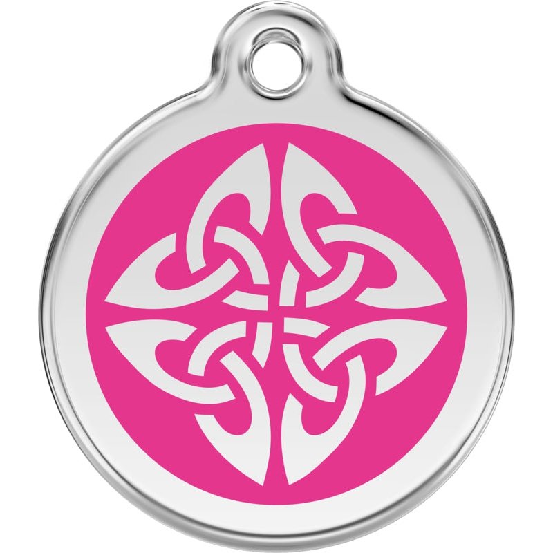 Pet ID Tags Tribal Arrows Hot Pink