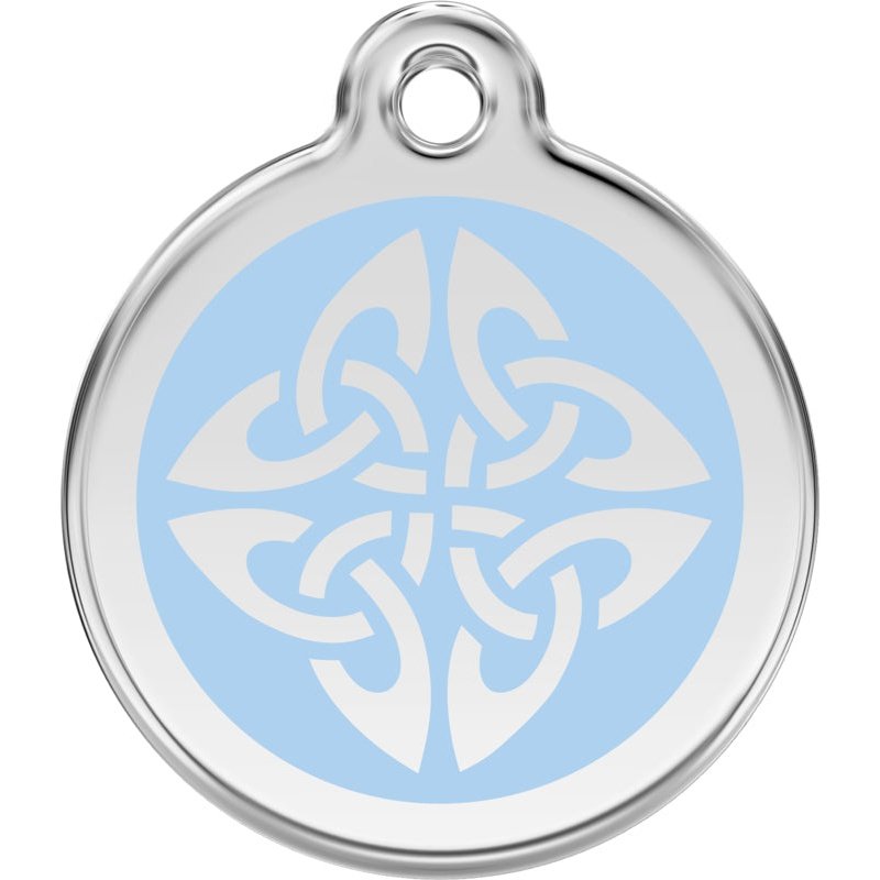 Pet ID Tags Tribal Arrows Light Blue