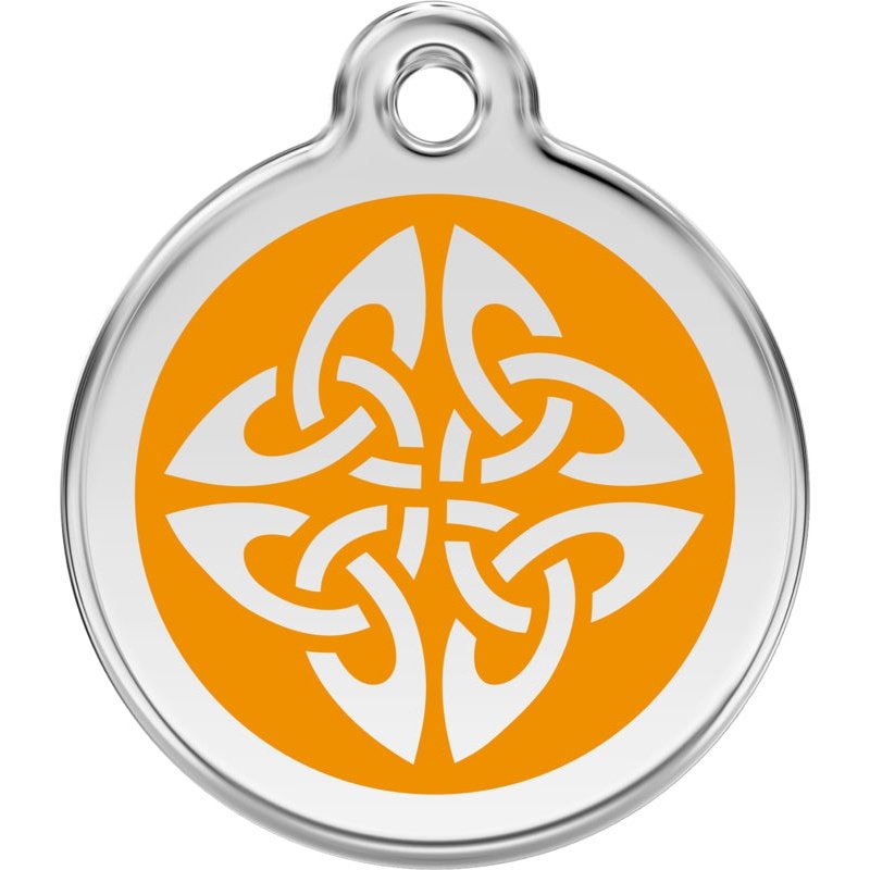 Pet ID Tags Tribal Arrows Orange