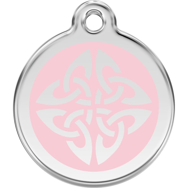 Pet ID Tags Tribal Arrows Light Pink