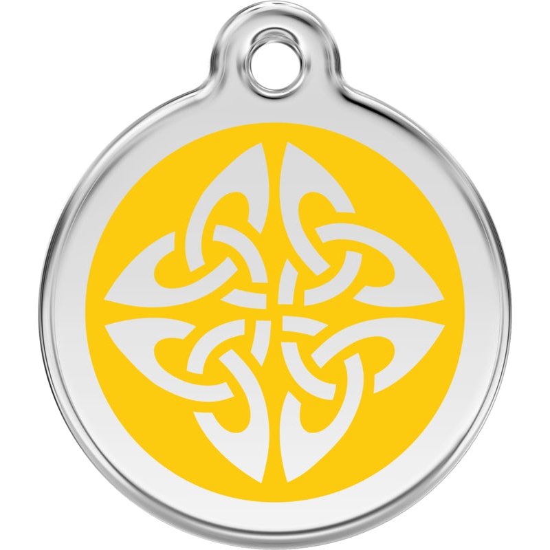 Pet ID Tags Tribal Arrows Yellow
