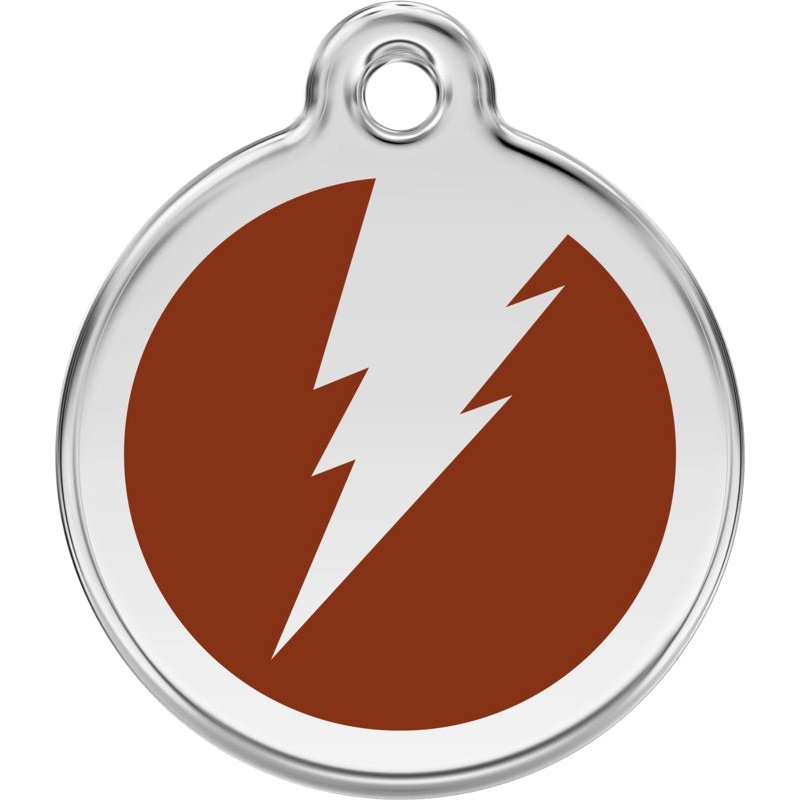 Pet ID Tags Flash Brown