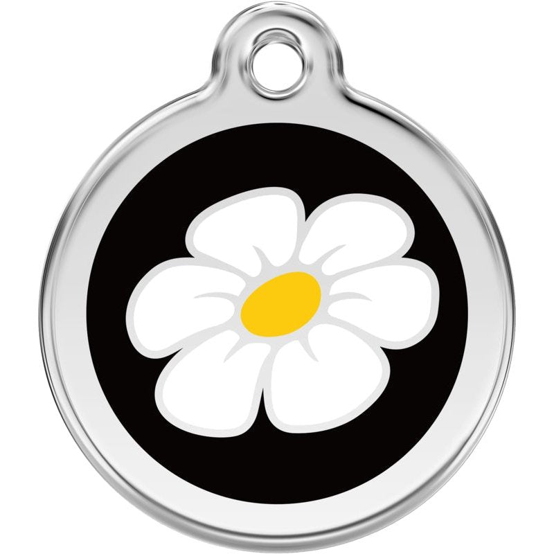 Pet ID Tags Daisy Black