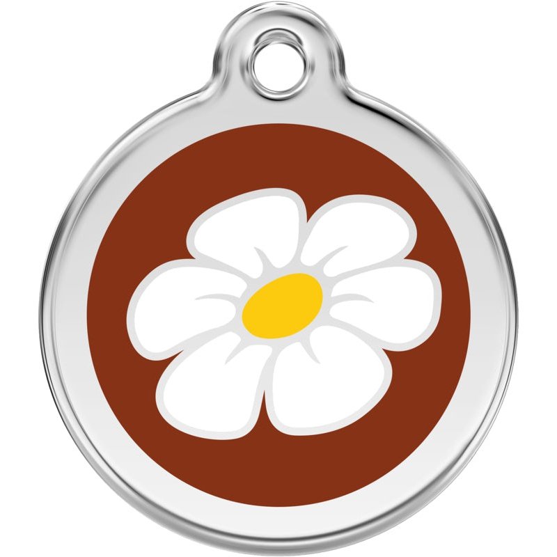 Pet ID Tags Daisy Brown