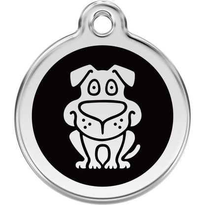 Pet ID Tags Dog Black