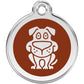 Pet ID Tags Dog Brown