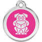 Pet ID Tags Dog Hot Pink