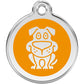 Pet ID Tags Dog Orange