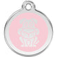 Pet ID Tags Dog Light Pink