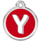 Pet ID Tags Alphabet Red Y