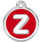 Pet ID Tags Alphabet Red Z