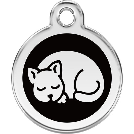 Pet ID Tags Kitten Black