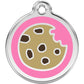 Pet ID Tags Cookie Pink