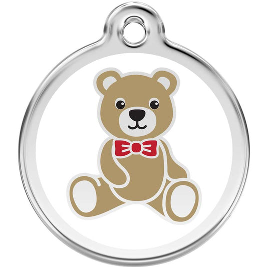 Pet ID Tags Teddy Bear Large Small Medium