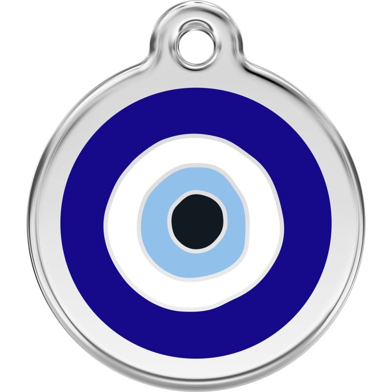 Pet ID Tags Evil Eye Dark Blue