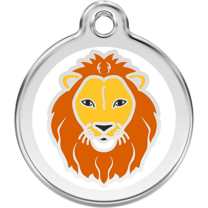 Pet ID Tags Lion White