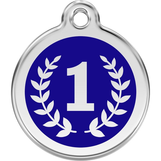 Pet ID Tags Winner Dark Blue