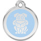 Pet ID Tags Pet Light Blue