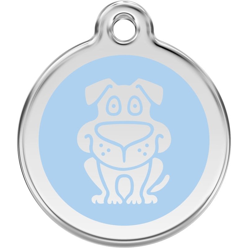 Pet ID Tags Pet Light Blue