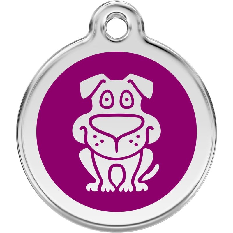 Pet ID Tags Pet Purple