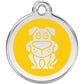 Pet ID Tags Pet Yellow